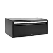 NEW BRABANTIA STAINLESS STEEL FALL FRONT BREADBIN Bread Bin MATTE BLACK