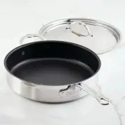 Hestan ProBond Professional Clad Stainless Steel TITUM Nonstick Saute Pan 5 Qt