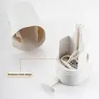 Soap Organizer Wall Mounted Shower Dispenser with Adjustable Lid Easy