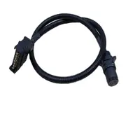 Trailer Plug Adaptors 7 Pin Flat to 7 Pin Round Small Plug
