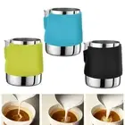 Milk Jug Specifications Stainless Steel Milk Frother Jug Silicone Sheath