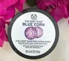 The Body Shop Blue Corn Pore Refining Face Mask Scrub RARE- discontinued