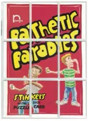2000 PACKAGE PARODIES LIKE WACKY PACKAGES 1st SERIES PUZZLE CHECKLIST 9 CARDS
