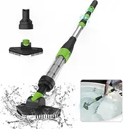 Cordless Rechargeable Pool Vacuum, Spa Hot Tub Vacuum, Handheld Rechargeable Pool Cleaner, Running Time 90 Mins Suitable for Spas, Hot Tubs and Small Pools for Sand and Debris, Black