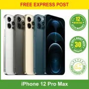 New Unlocked Apple iPhone 12 Pro Max 128GB/256GB/512GB 5G Mobile Free Express