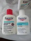 Eucerin Smoothing Repair and Advanced Repair lotion sample size lot of 30