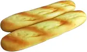 2PCS Artificial Baguettes - Realistic PU Material Faux Food for Decoration, French Bread Model Kitchen Décor, Food Toys, Photography Prop