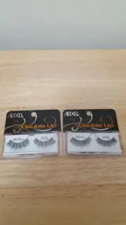 Lot of 2 - Ardell Professional Double Up Double Wispies Fake Eyelashes
