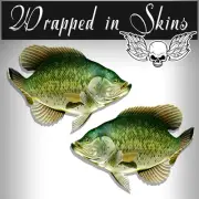 Crappie Decals Fish Stickers Tackle Box RV Truck Camper Trailer AFP-0013