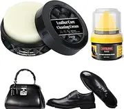 [TCCO ENTERPRISE] TCCO Leather Repair Cream Liquid Shoe Polish, Liquid Shoe Shine, Natural Cream Leather Shoe Polish, Protects Leather from Scuffs and Scratches, Shoe Care Shoe Cream with Sponge Applicator (Black),