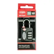 2x Lockwood 3 Wheel Combination TSA Luggage Lock