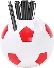 Pen Pencil Holder | Cute Soccer Pen Holder Desk Pencil Holder Organizer - Pencil Desk Holder Compact Pen Storage Containers for School Company Home