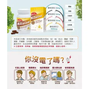 【Nutrimate 你滋美得】高效維他命B群(60顆/瓶-2入)