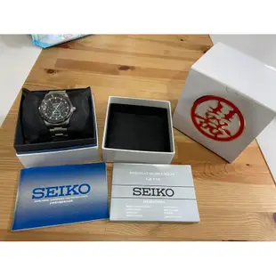 二手 降價 剛保養完 Seiko Solar 100M Sapphire Crystal 手錶 V14J 光動能