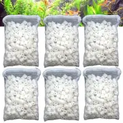 6lb Bio Biological Bacteria Ceramic Rings for Aquarium Fish Tank Canister Filter