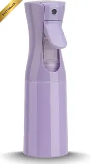 2-Pack Purple 200ml Continuous Ultra Fine Mist Spray Bottles