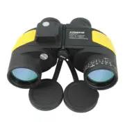 7x50 Powerful Binoculars for Hunting Marine Telescope with Compass Rangefinder