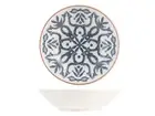 Soup Plate IN Stoneware Decorum Paxos ,White and Blue, 20,5Cm