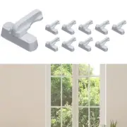 12x Window Locks Childproof Window Stopper up and Down Window Sash Jammers