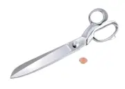 Supplies 12" Professional Heavy-Duty Fabric Scissors For Tailoring With Mirro...