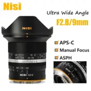 NiSi 9mm F2.8 ASPH Ultra Wide Angle Manual Lens for E/X/RF/Z/M43 M4/3 mount NEW