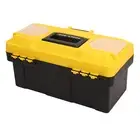 Tool Box 2 Layer Storage Organizer Garage W/Handle Locking 14in KMY