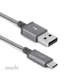 MOSHI INTEGRA USB-C TO USB-A 充電線 傳輸編織線（0.25 M）IPHONE ANDROID