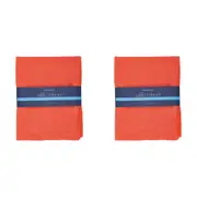 2x Annabel Trends Table Runner Kitchen Dining Decor 200x40cm Stonewashed Coral