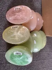 (8) NOS Bath&Body Works Glycerin Soap Bars 4 Cucumber Melon, 3 Peony & Tropical