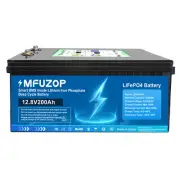 12V 200Ah Lithium Battery BMS Iron Phosphate LiFePO4 Rechargeable Camping RV