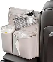 Car Consoles & Organizers,Waterproof Caddy Basket | Foldable Compact Portable Tray for Vehicle Interior Middle Trip & Grocery Organizing