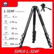 SIRUI L-324F Professional Carbon Fiber Tripod 1.45M Adjustment Portable for DSLR