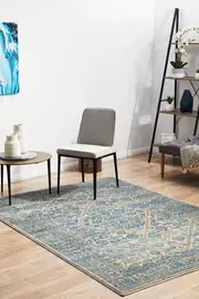 Summon Duality Silver Transitional Rug