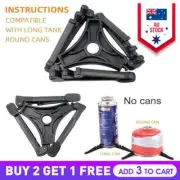 Outdoor Camping Gas Tank Stove Base Holder Canister Bottle Stand Tripod FACE