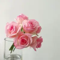 在飛比找ETMall東森購物網優惠-水晶粉手感保濕玫瑰花仿真花擺件絹花假花花束客廳裝飾花插花