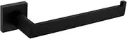 Housewares Black Stainless Steel Bathroom Toilet Accessories Toilet Paper Holder Wall Hook Towel Rack Kitchen Storage Rack Bathroom Grab(Towel Ring)