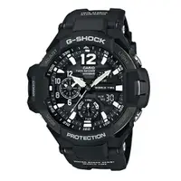 在飛比找蝦皮商城優惠-【CASIO】G-SHOCK 全能飛行錶-黑(GA-1100