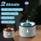 Volcano Flame Fire Air Humidifier Essential Oil Diffuser Jellyfish Mist Maker AU