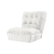 Levede Adjustable Floor Chair Accent Recliner White