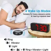 Revolutionary Vibrating Alarm Clock for Heavy Sleepers & Hearing Impaired - Wake