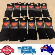 12 Pairs Men 11-14 Cotton Loose Top Diabetic Healthy Socks, AU Stock