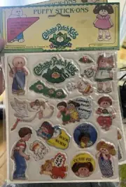 NOS Cabbage Patch Kids Puffy Stickers Style 6 The Legend of CP Kids 1983