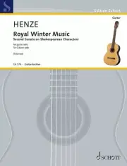 Royal Winter Music Guitar by Hans Werner Henze-Guitar-Schott Music