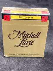 RICO MITCHELL LURIE Bb CLARINET REEDS, STRENGTH 1 1/2, BOX OF 10, SEALED