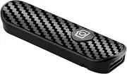 Bluetooth Remote Shutter Wireless Camera Control Shutter for Smartphone Selfie Stick 10m Remote Range Clicker Instant Connect with Type-C Rechargeable Carbon Fiber Design for iOS Android (Black)