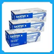 3x TN-2150 Genuine Brother BLACK Toner HL-2140/HL-2170W/MFC-7340/7840W/DCP-7040