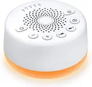 Easysleep Sound White Noise Machine with 25 Soothing Sounds and Night Lights Sound Machines with Memory Function 32 Levels of Volume and 5 Sleep Timer Powered by AC or USB for Sleeping Relaxation