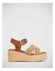 [Wittner] Macey Raffia Platform Espadrille in Natural
