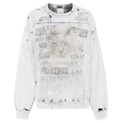 [MIHARA YASUHIRO] Bleached Pullover