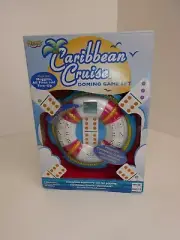 VTG Fundex Caribbean Cruise Domino Game Set 2004 Sealed Plays Song New 5484